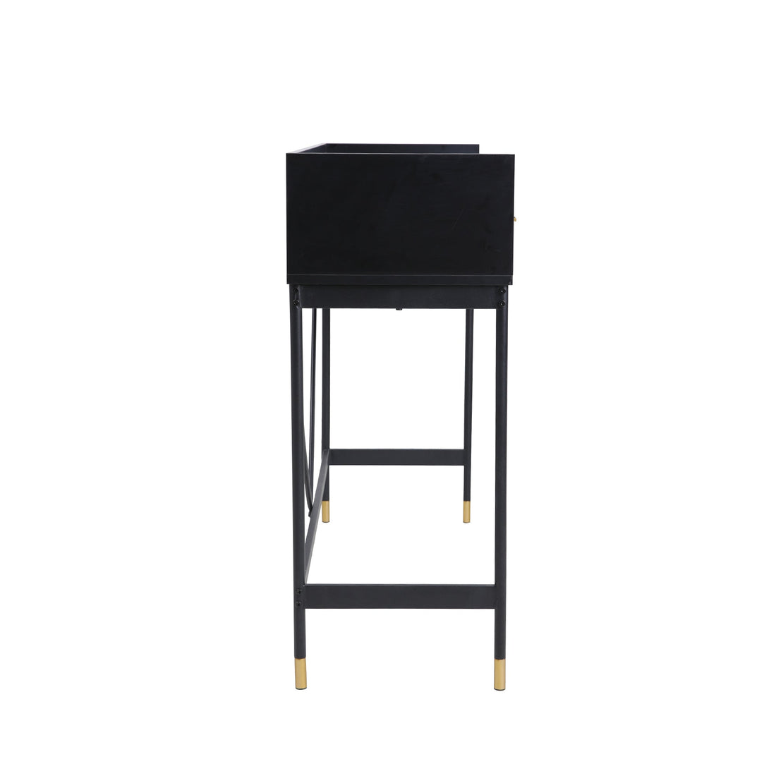 Alcona Console Table In Matte Black