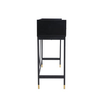 Alcona Console Table In Matte Black