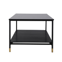 Alcona Coffee Table In Matte Black