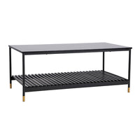 Alcona Coffee Table In Matte Black