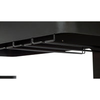 Large Contemporary Black Gold Drinks Trolley Bar Cart with Marble Top and Stemware Rack