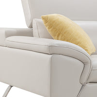 5 Seater Lounge Set Leatherette L Shape with Chaise - Tan