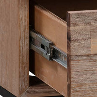 Dark Wood Tallboy with 4 Storage Drawers