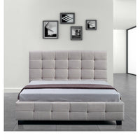 Fabric Deluxe Bed Frame Beige - Double
