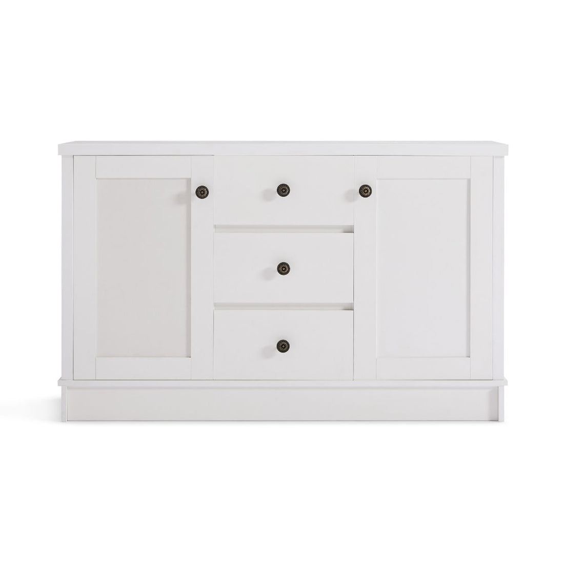 White Coastal Style Sideboard Buffet Unit