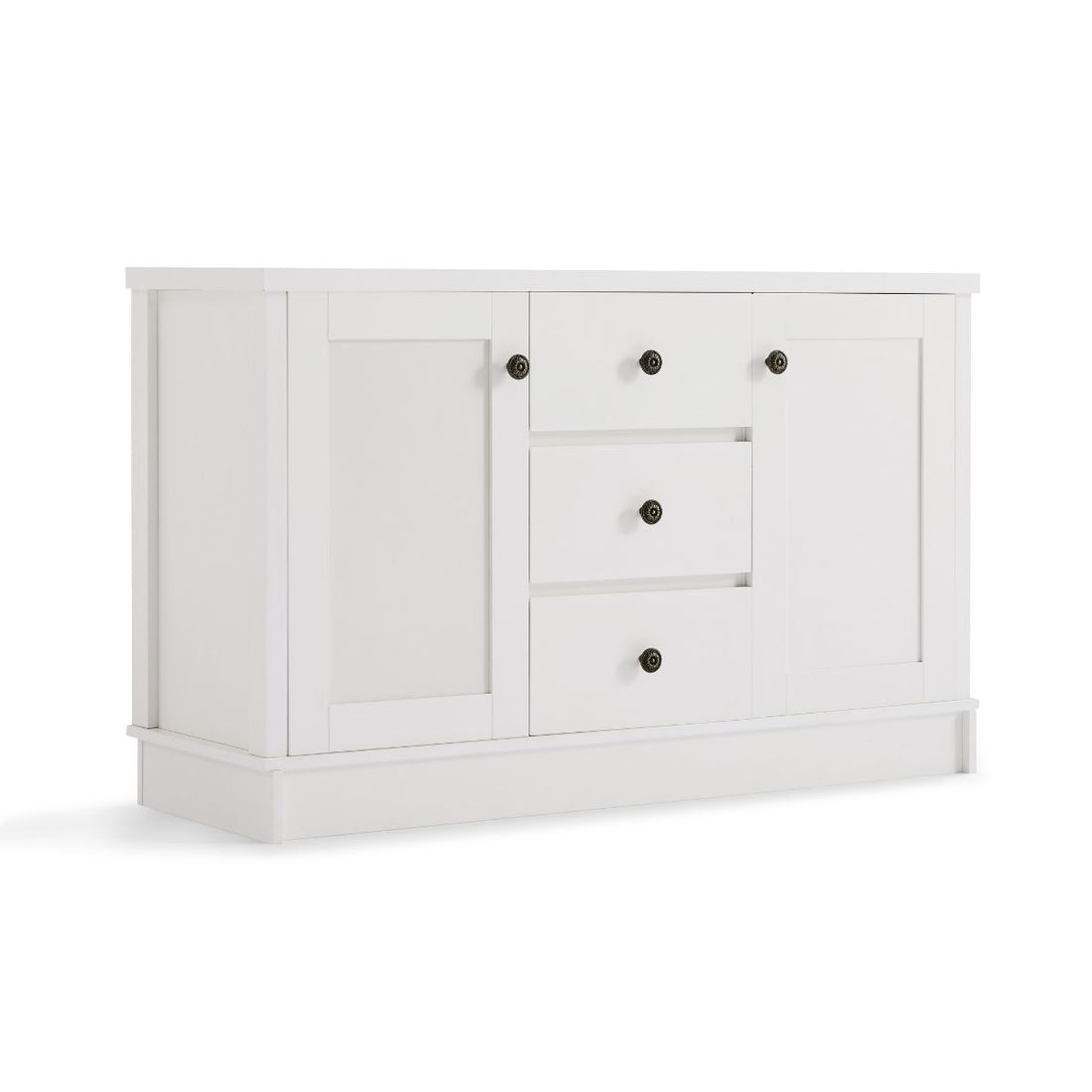 White Coastal Style Sideboard Buffet Unit