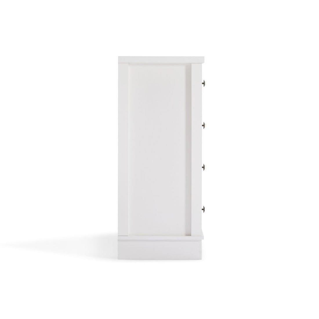White Coastal Style Chest of Drawers Tallboy