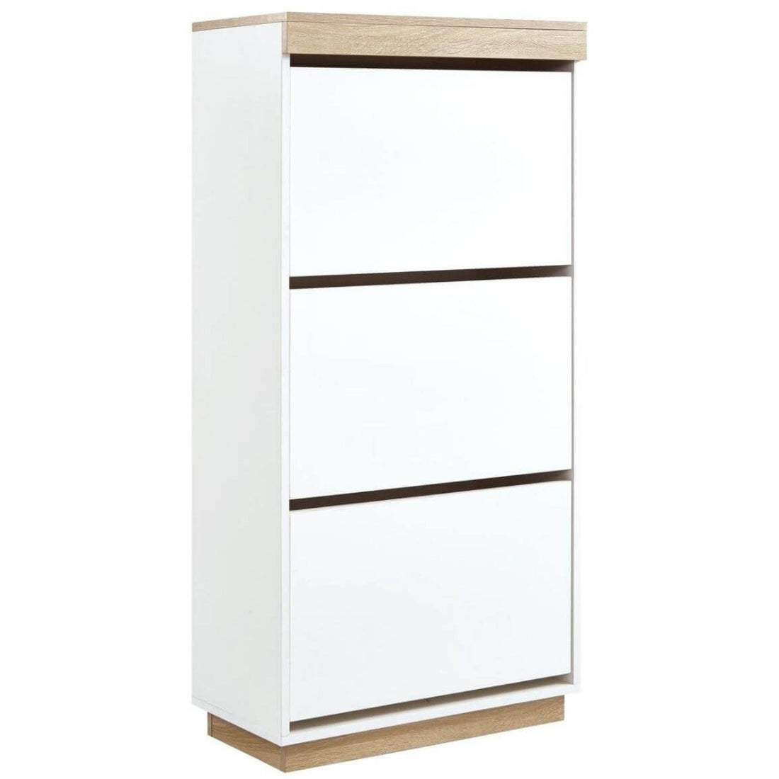 Coastal White Oak Small Shoe Cabinet