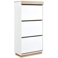 Coastal White Oak Small Shoe Cabinet