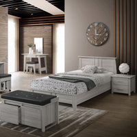 Wooden Bed Frame Base - Queen