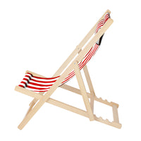 Outdoor Furniture Sun Lounge Wooden Beach Chairs Deck Chair Folding Patio