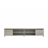 Entertainment Unit In White Wood - 180cm