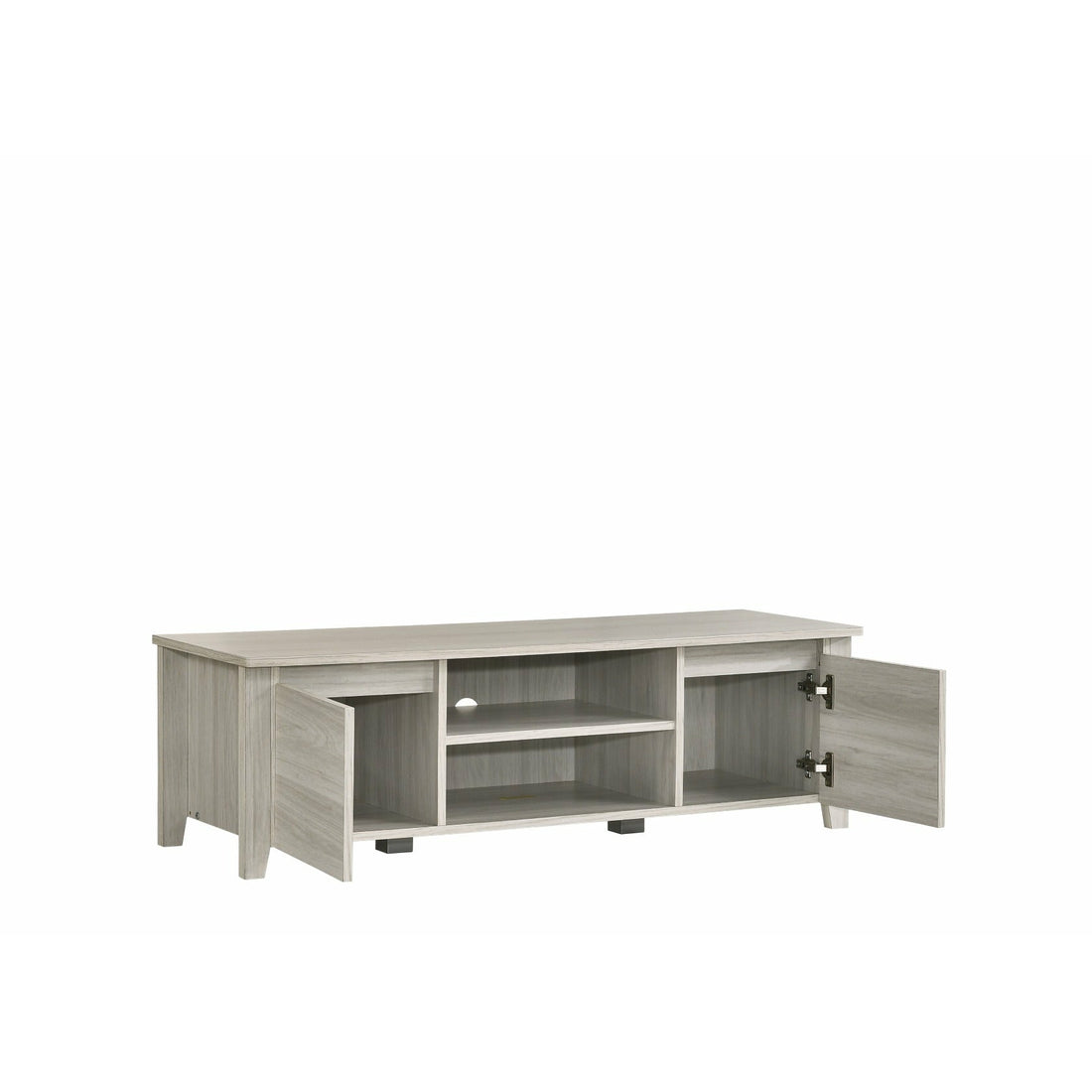 Entertainment Unit In White Wood - 120cm