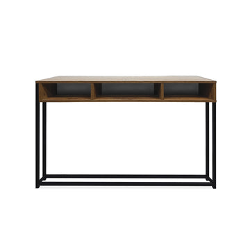 Wood Tone Console Table Rustic Flawless Design 110cm
