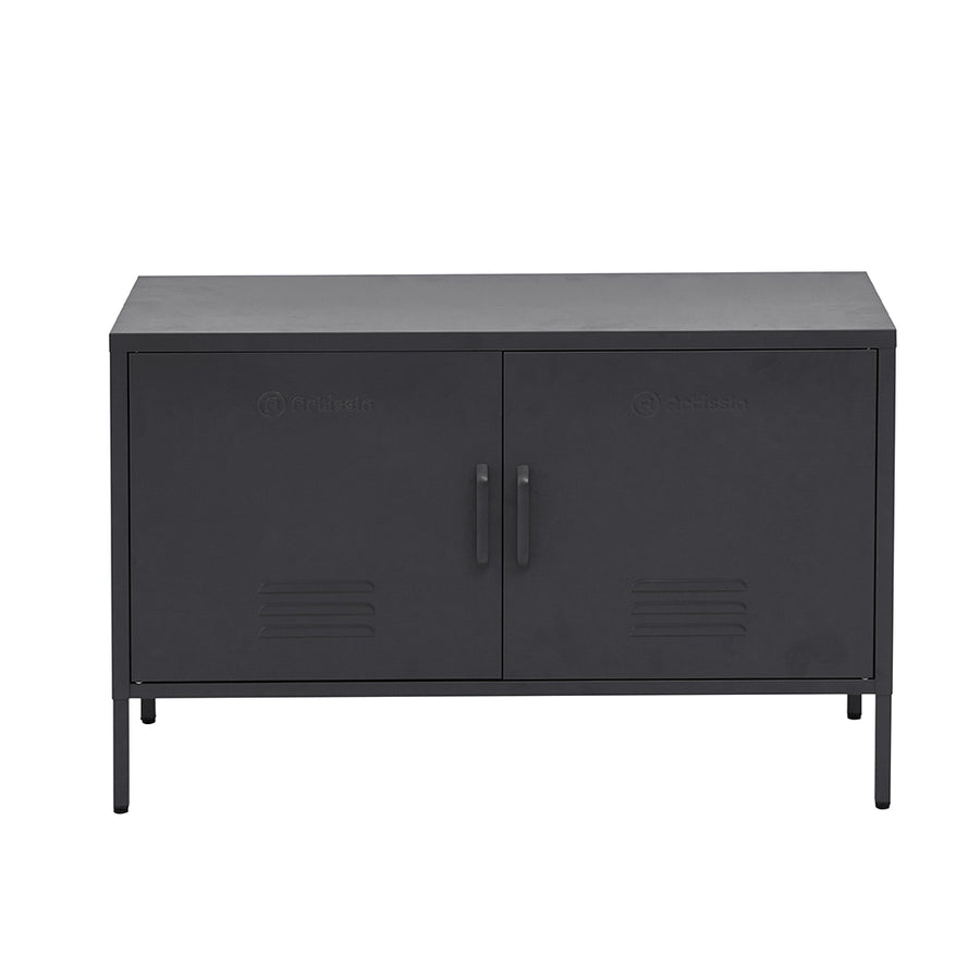 Buffet Sideboard Locker Metal Storage Cabinet - BASE Charcoal