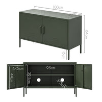 Base Metal Cabinet Sideboard - Green