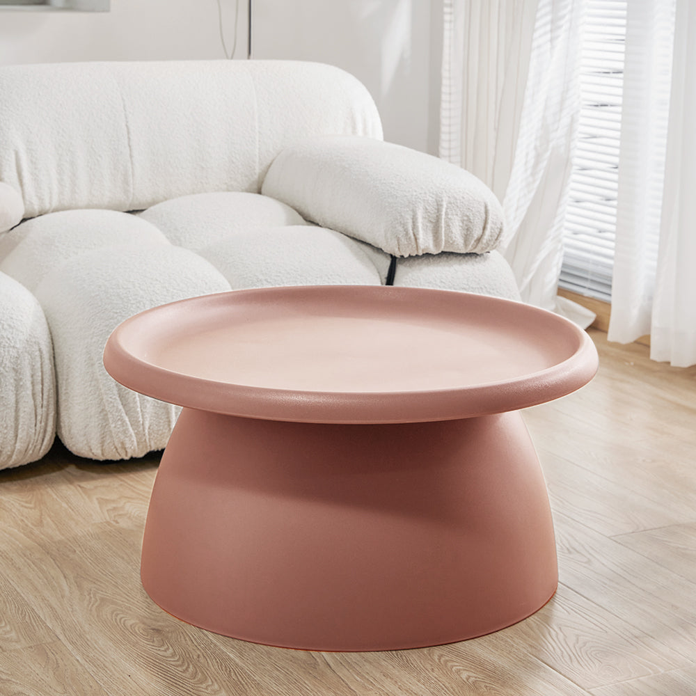 Coffee Table Mushroom Nordic Round Large Side Table 70CM Pink