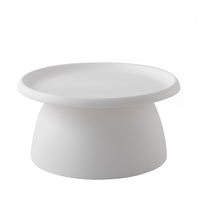 Coffee Table Mushroom Nordic Round Large Side Table 70CM White