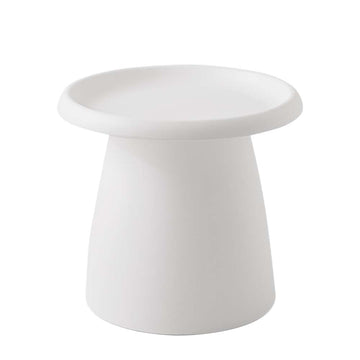 Coffee Table Mushroom Nordic Round Small Side Table 50CM White