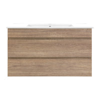 Oak White Bathroom Basin Cabinet