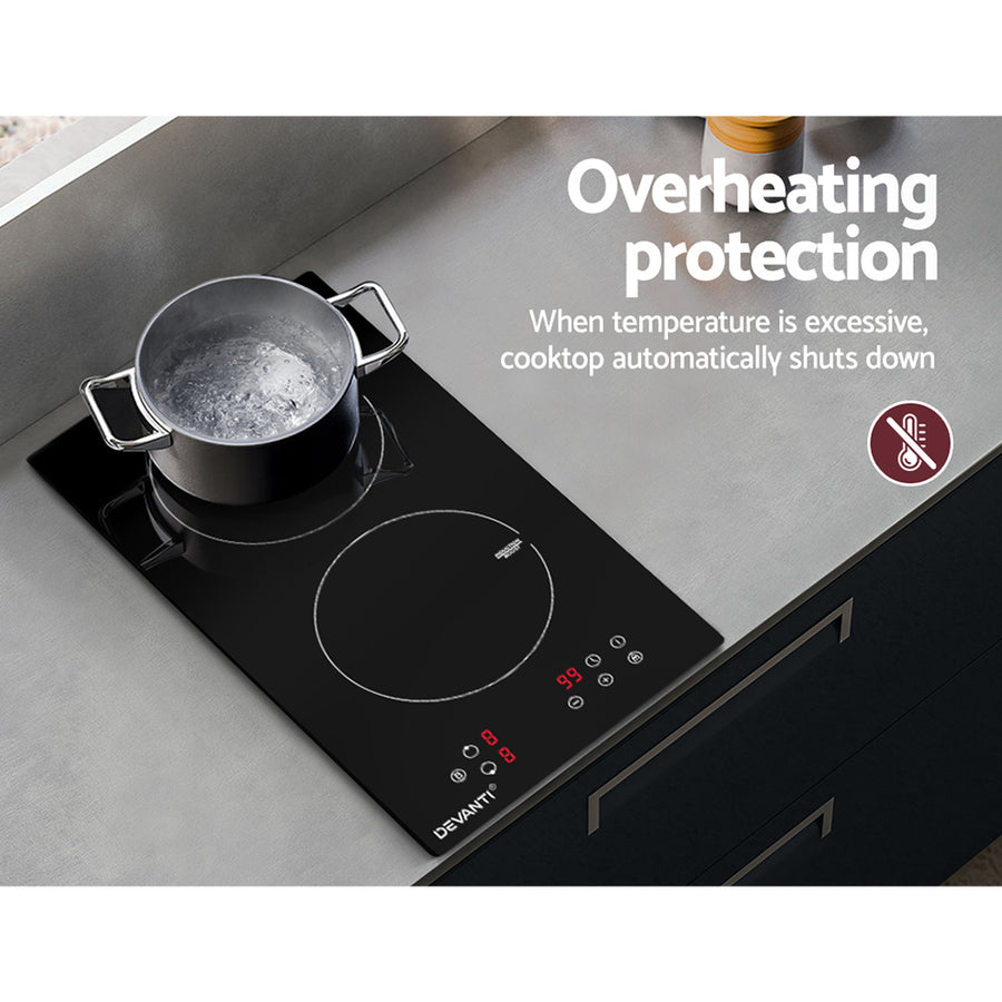 Induction Cooktop 30cm Electric Stove Ceramic Cook Top Kitchen Cooker