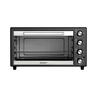 Devanti Electric Convection Oven Bake Benchtop Rotisserie Grill 60L