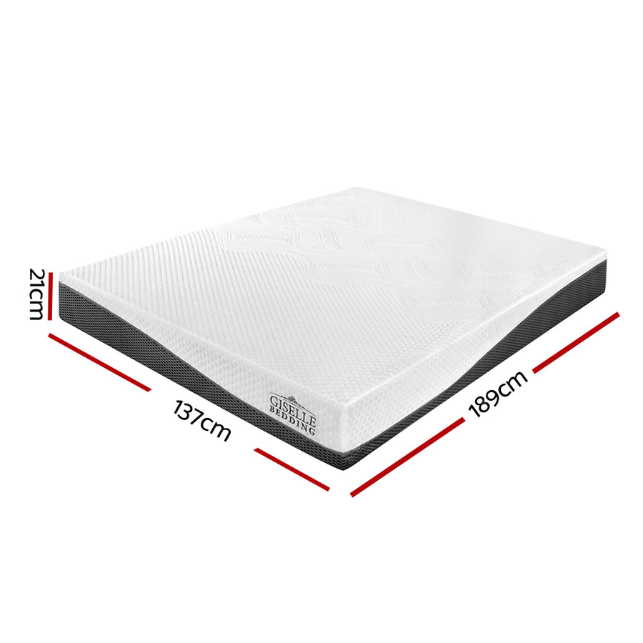 Double Size Memory Foam Mattress Cool Gel without Spring