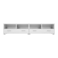 TV Stand Entertainment Unit with Drawers - White