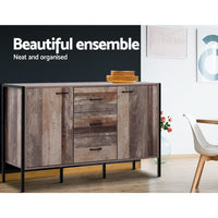 Industrial Rustic Sidetable - Wooden
