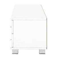 120cm TV Stand Entertainment Unit Storage Cabinet Drawers Shelf White