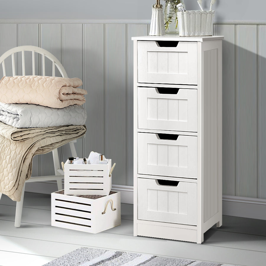 White Tallboy Chest of Drawers