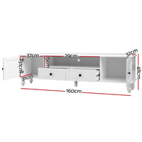 Entertainment Unit Pale Wood - 160cm