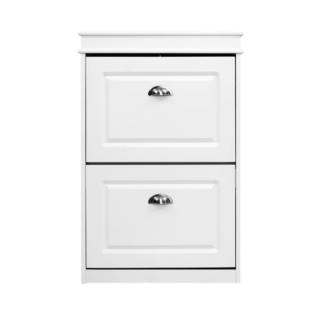 White Shoe Cabinet Sidetable With Drawers