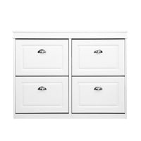 White Shoe Cabinet With Drawers