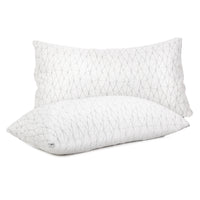 Set of 2 Rayon Single Memory Foam Pillow