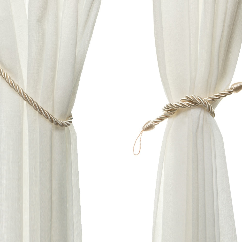 Rope Curtain Tiebacks (Pair)