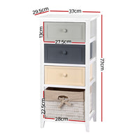 Bedroom Storage Cabinet - White