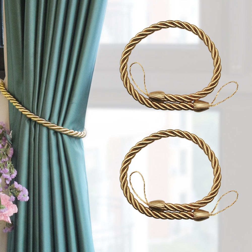 Rope Curtain Tiebacks (Pair)