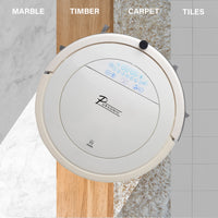 i9 Robotic Vacuum Cleaner Carpet Floor Dry Wet Mopping Auto Robot White