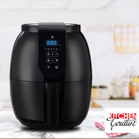 3.5 Litre Digital Display Black Air Fryer