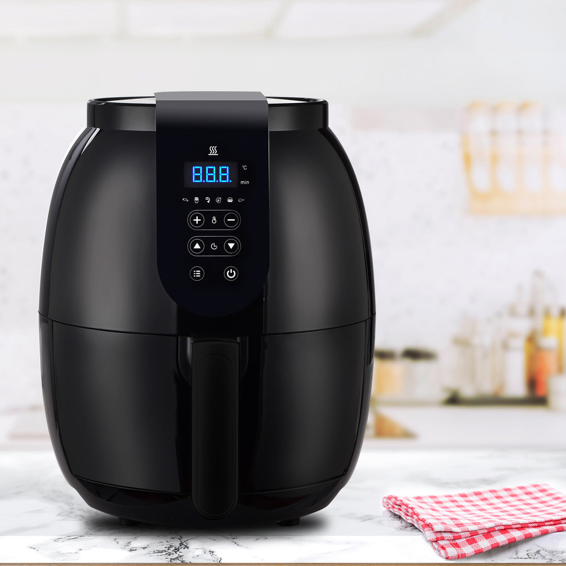 3.5 Litre Digital Display Black Air Fryer