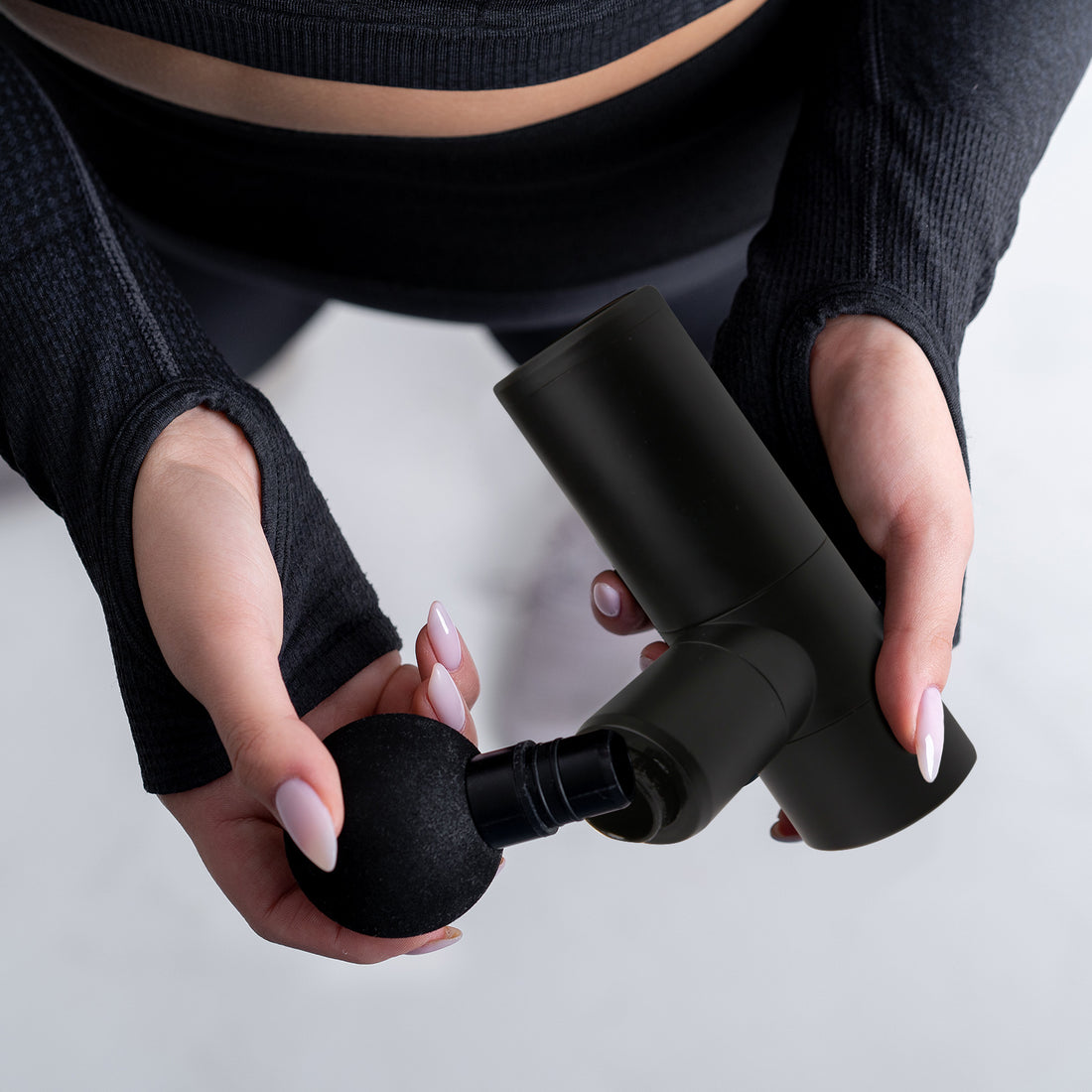 Mini Vibration Therapy Massage Gun Black