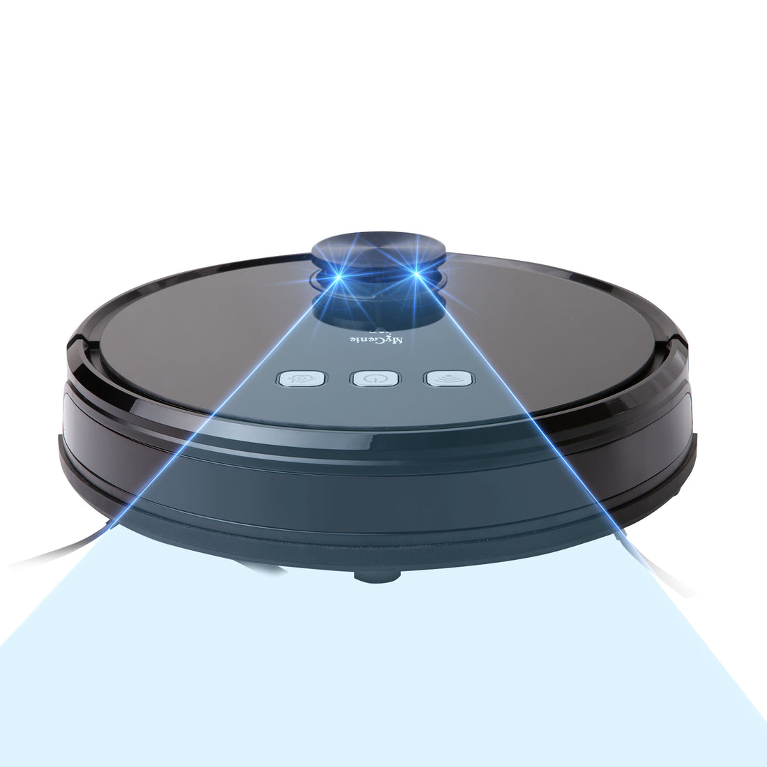 Laser Smart Pro IQ 360 Robot Vacuum Cleaner Black WIFI Remote Control