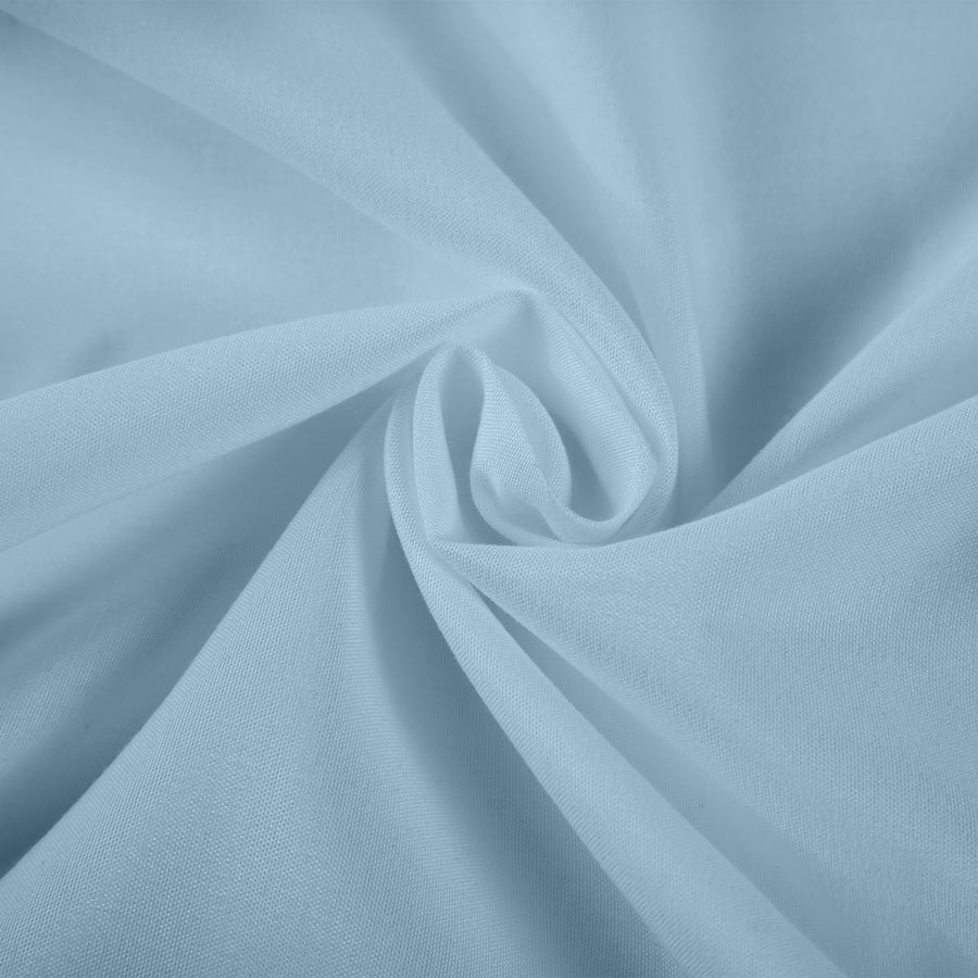 1200 Thread Count Sheet Set 4 Piece Ultra Soft Satin Weave Finish - Sky Blue King