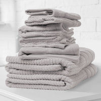 Eden Egyptian Cotton 600GSM 8 Piece Luxury Bath Towels Set - Holly