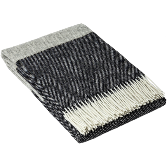 Brighton Throw - 100% NZ Wool - Monochrome