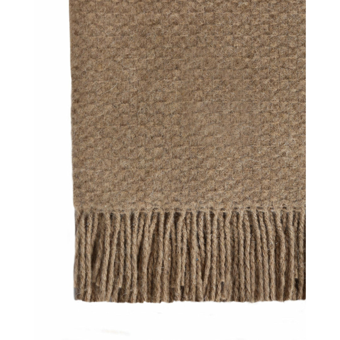 Soho Throw - Wool Blend - Tan