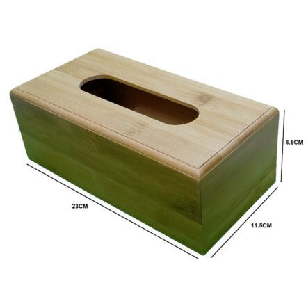 Bamboo Tissue Box Cover