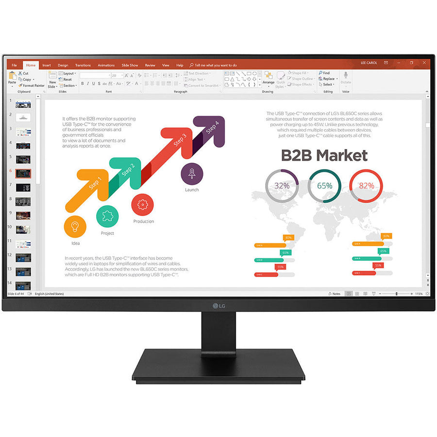 23.8" 5ms Full HD 1920x1080 IPS Monitor - USB-C