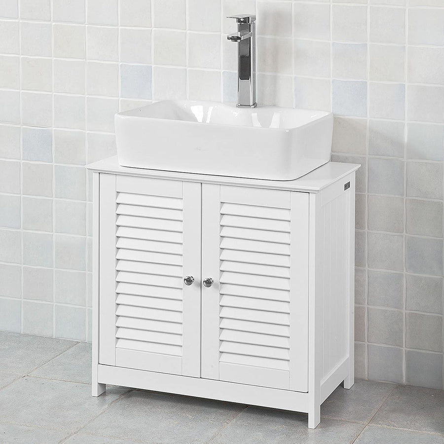 White Bathroom Basin Cabinet